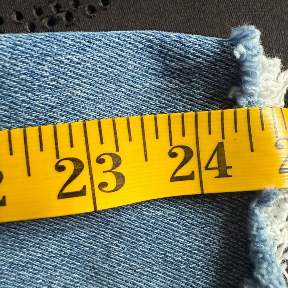 Flying Monkey Light Blue Cropped Jeans Size 26 - Picture 5 of 6